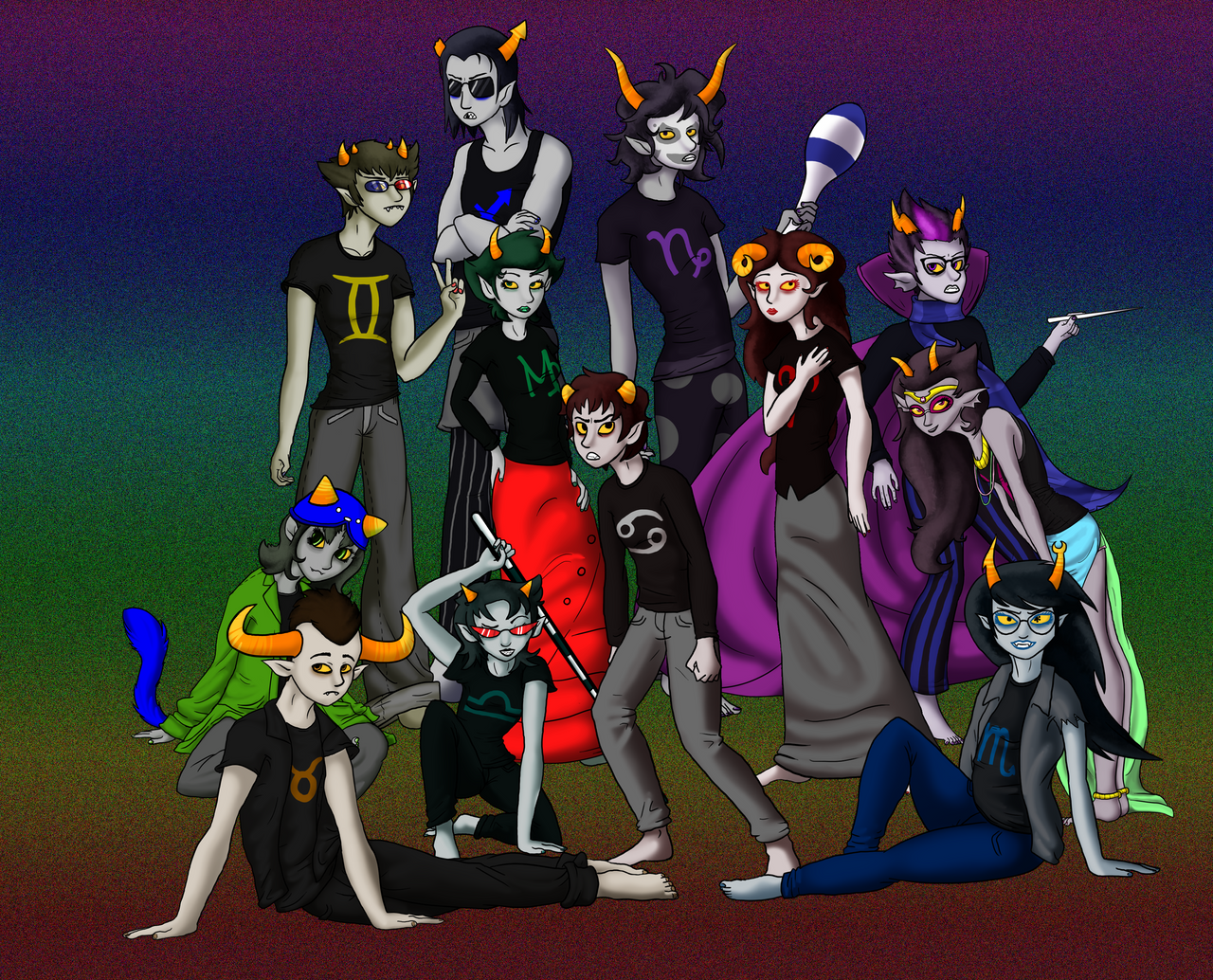 Homestuck Characters Trolls