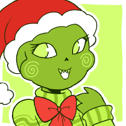 Homestuck Christmas Icons Playbunny