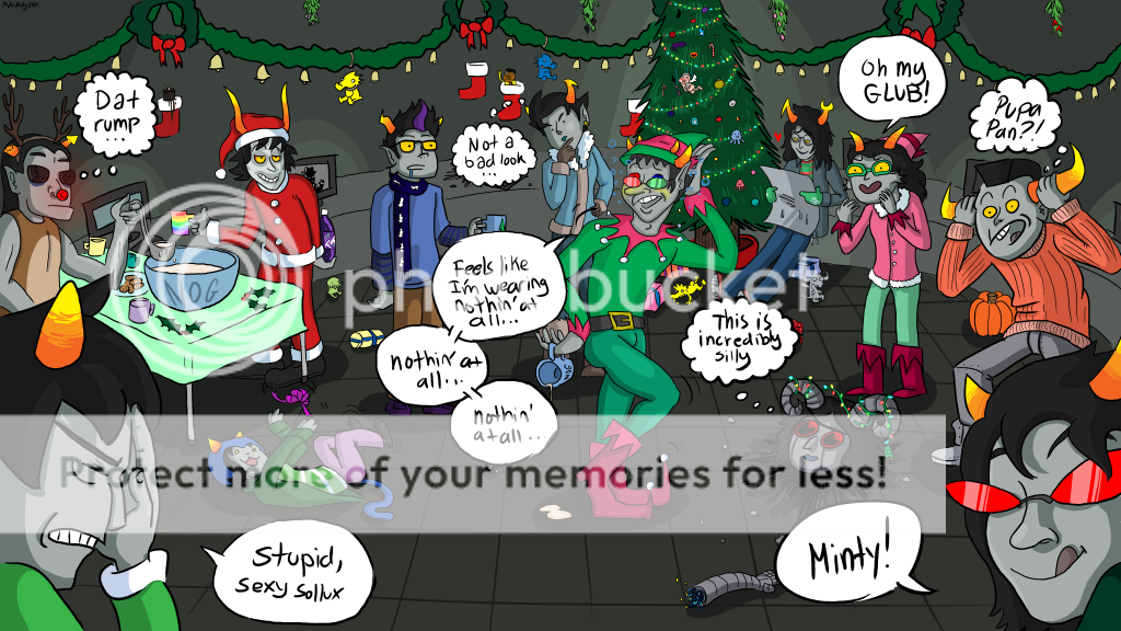 Homestuck Christmas Trolls