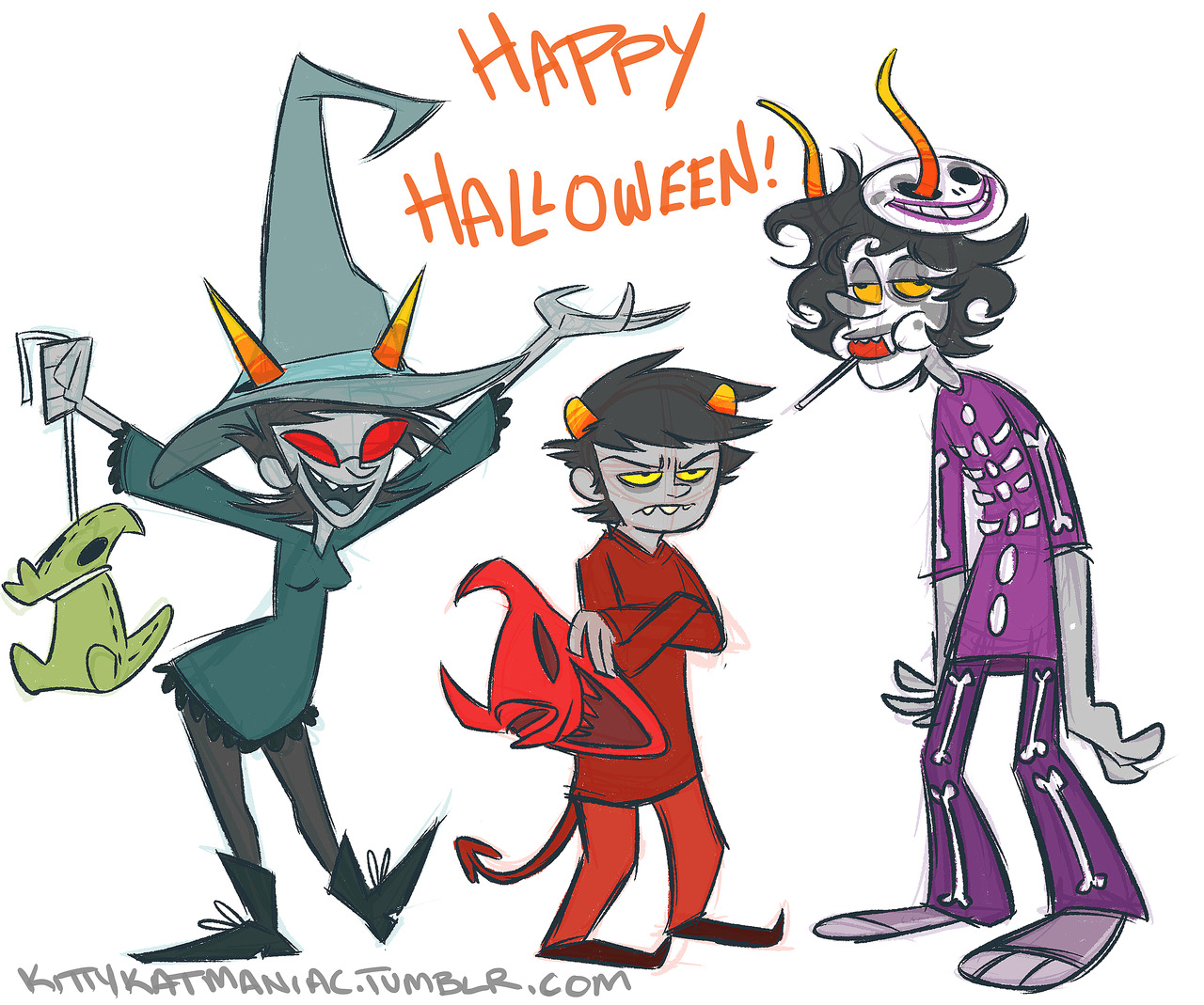 Homestuck Christmas Trolls