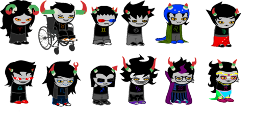 Homestuck Christmas Trolls