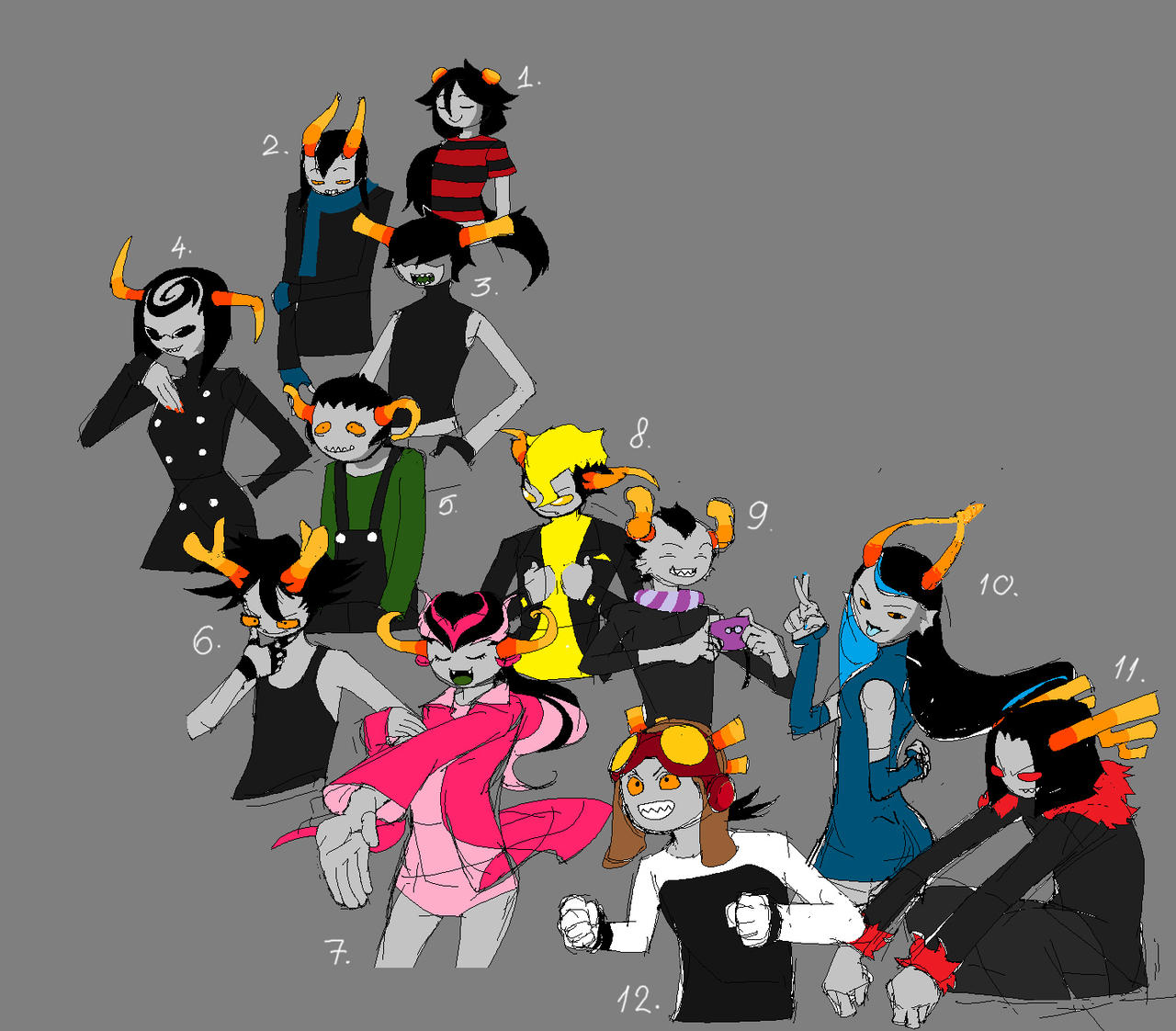 Homestuck Trolls Names