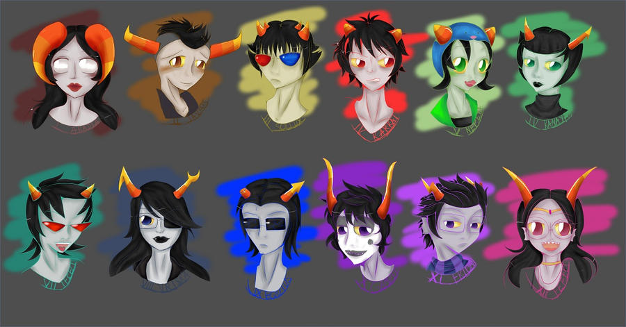 Homestuck Trolls Zodiac