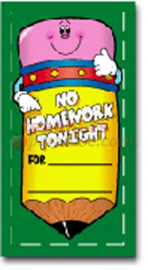 Homework Pass Printable