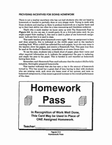 Homework Pass Printable