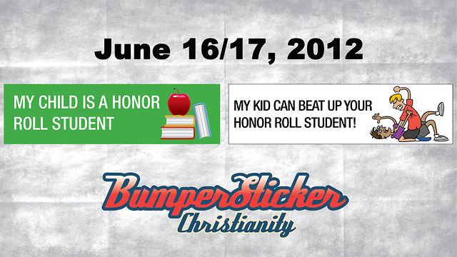 Honor Roll Student Bumper Sticker