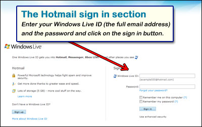 Hotmail Sign In