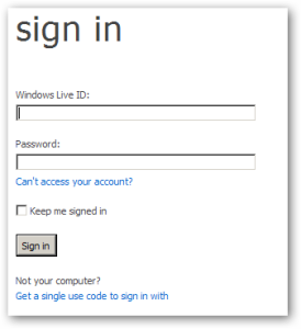 Hotmail Sign In