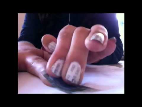 How To Do Newspaper Nails With Magazine