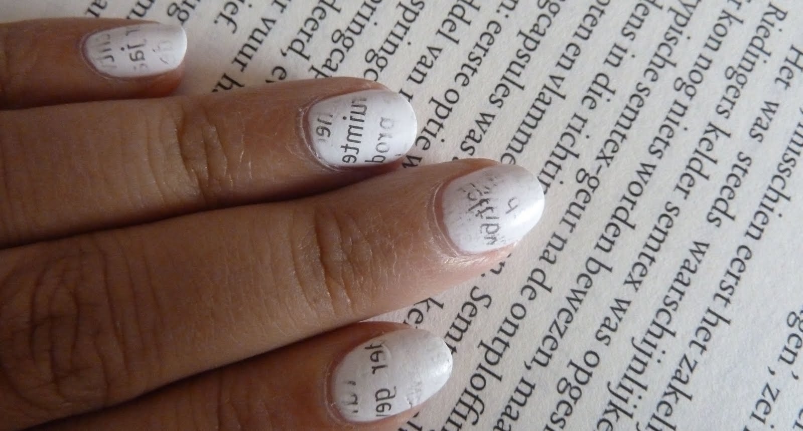 How To Do Newspaper Nails With Rubbing Alcohol