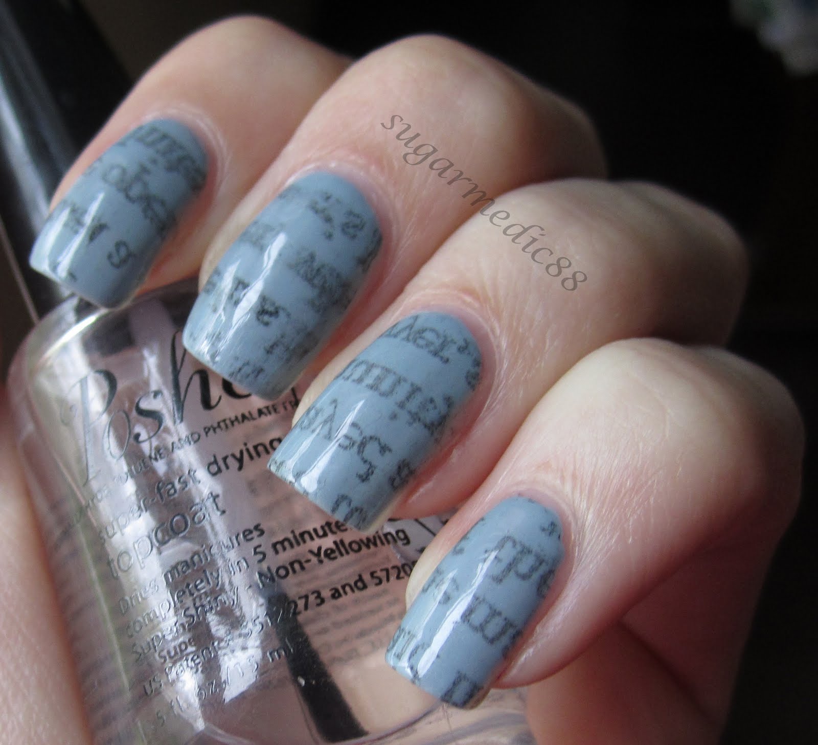 How To Do Newspaper Nails Without Alcohol