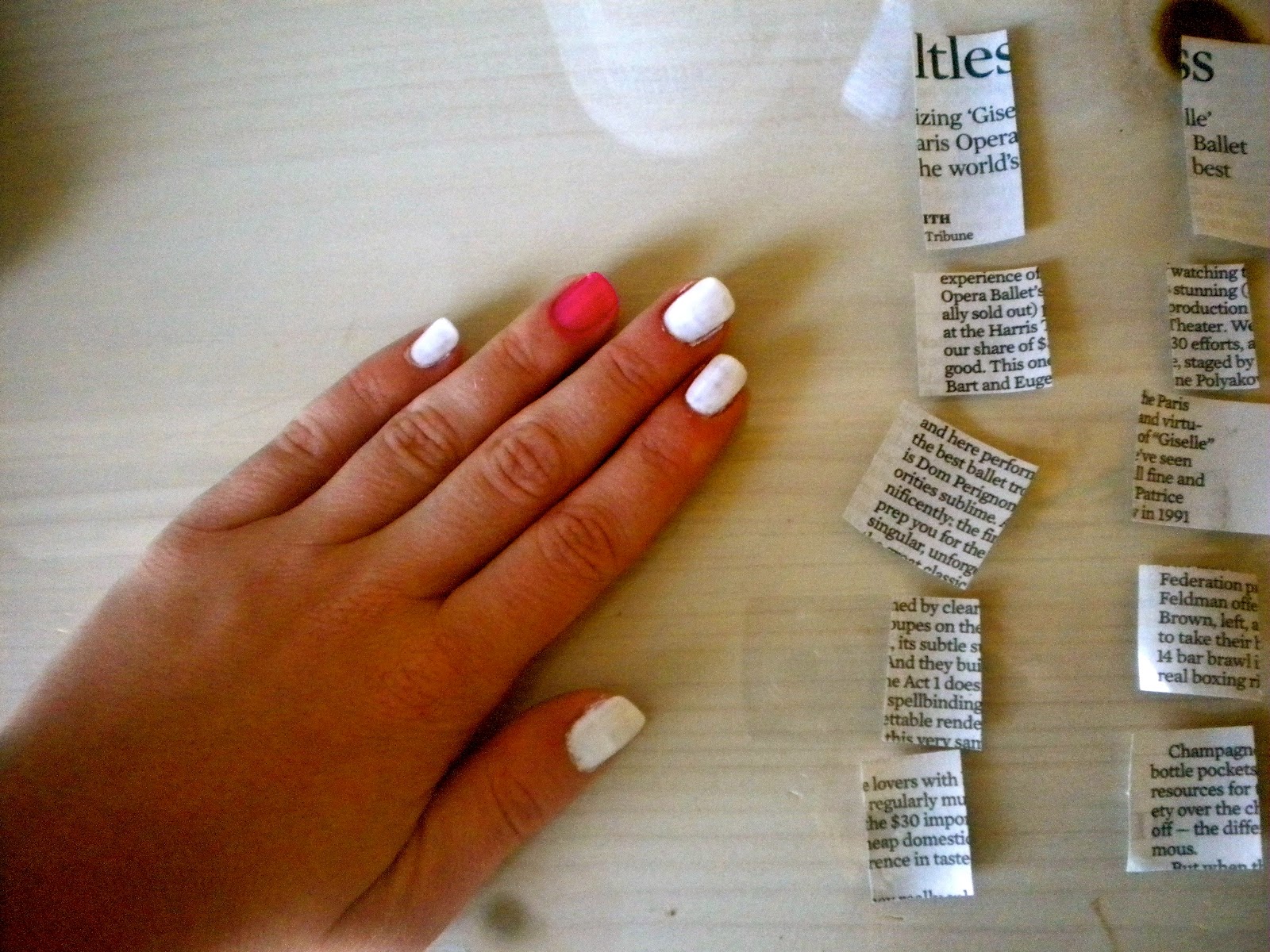 How To Do Newspaper Nails Without Rubbing Alcohol