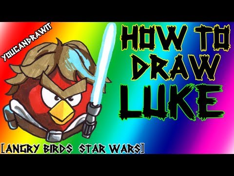 How To Draw Angry Birds Star Wars Characters