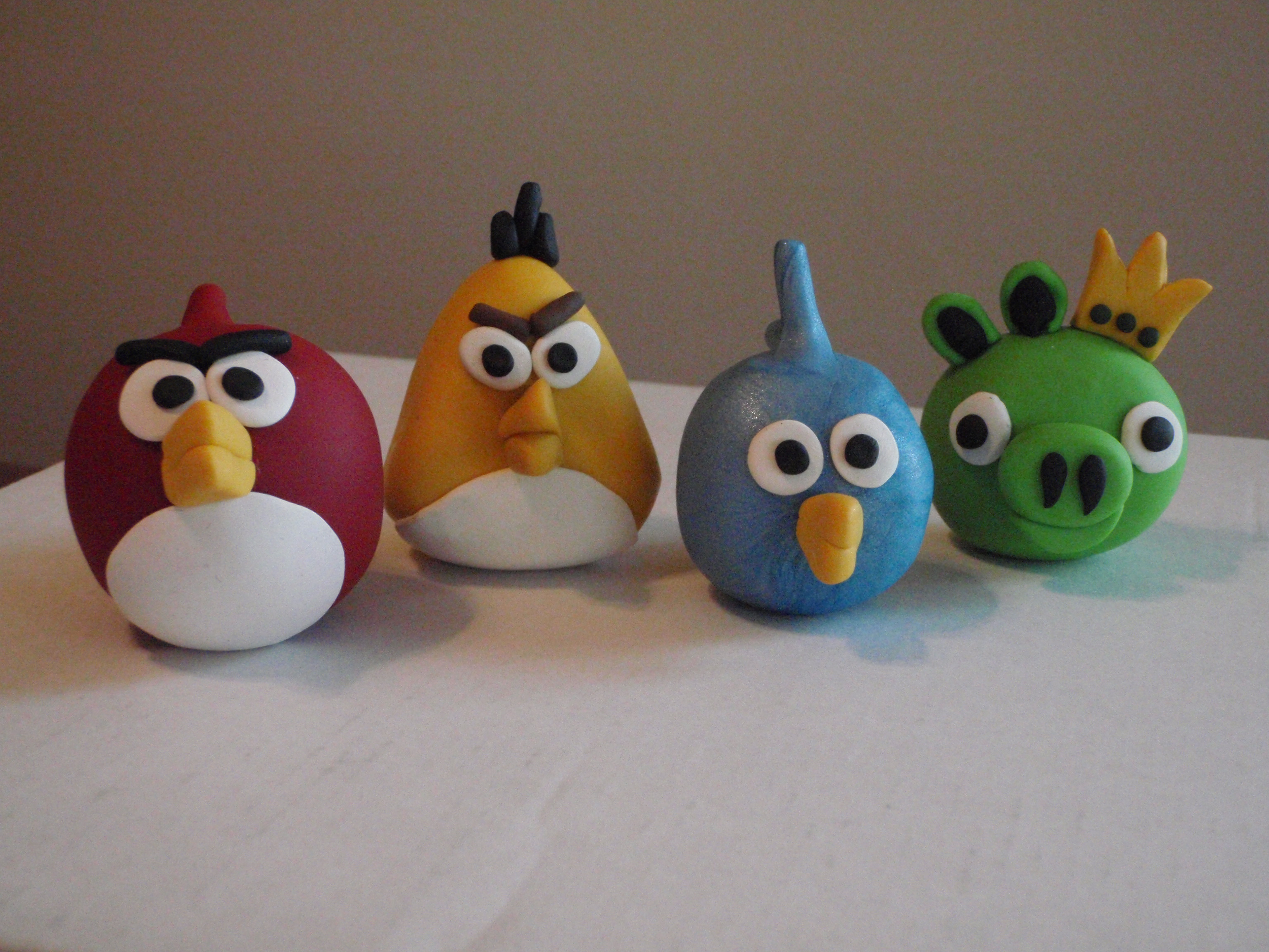 How To Make Angry Birds Cake Toppers