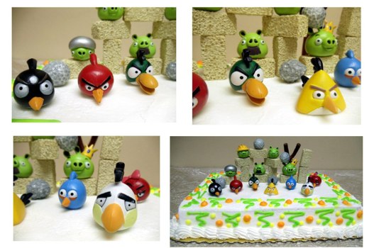 How To Make Angry Birds Cake Toppers