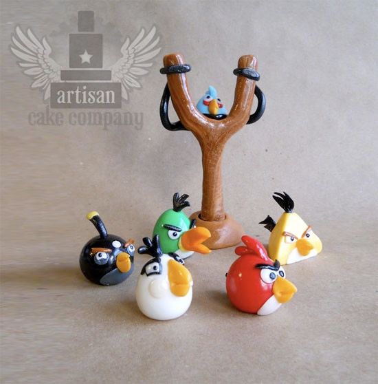 How To Make Angry Birds Cake Toppers