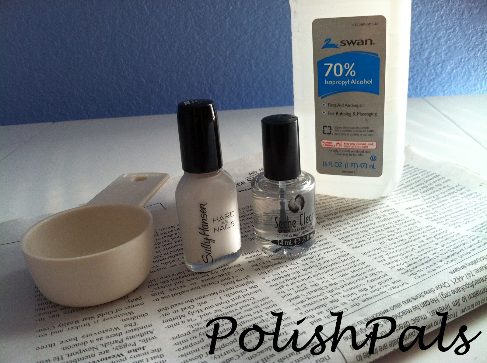 How To Make Newspaper Nails Without Alcohol