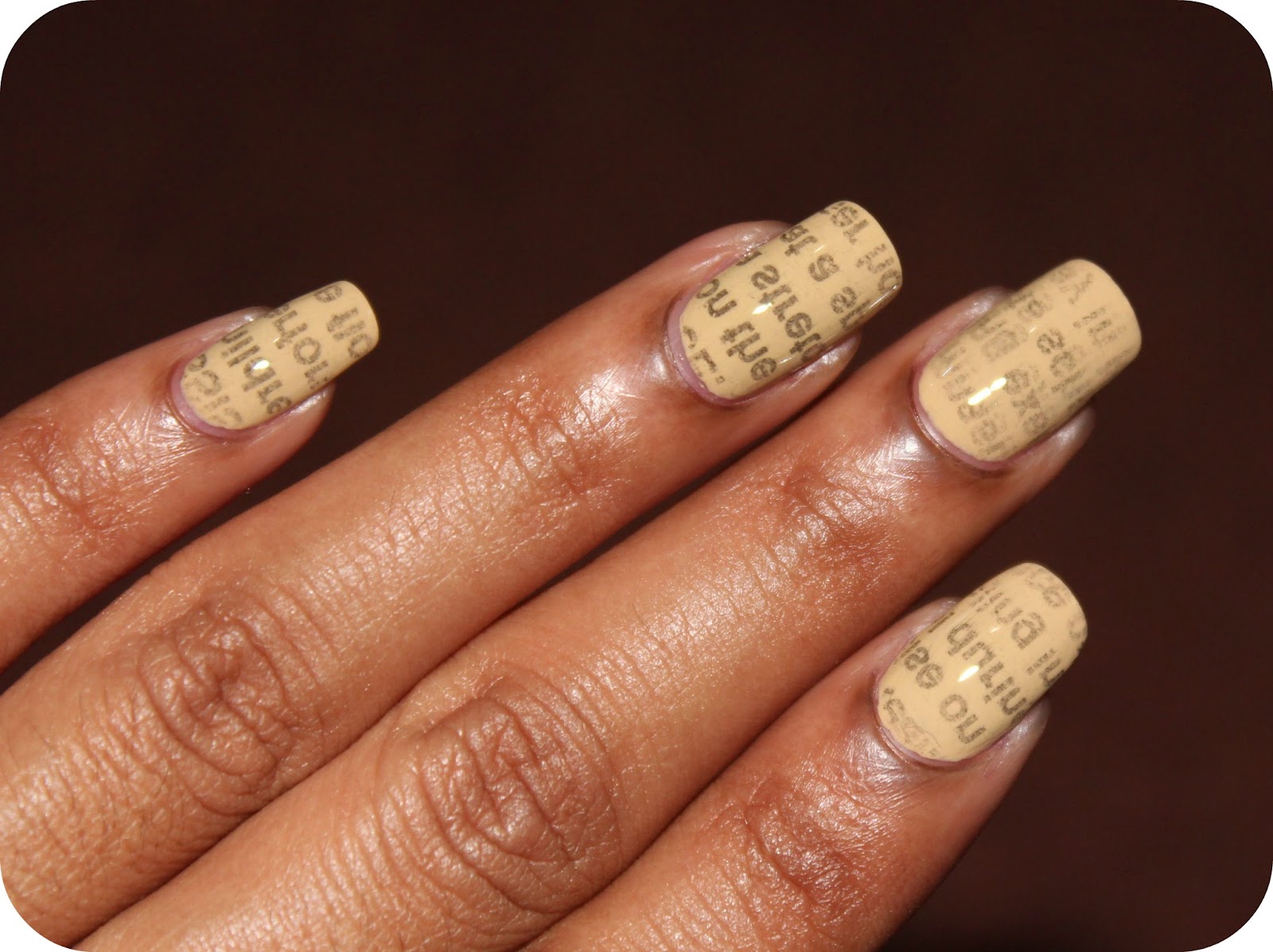 How To Make Newspaper Nails Without Newspaper