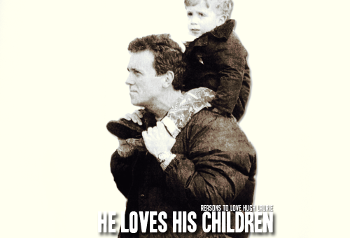 Hugh Laurie Children Pictures