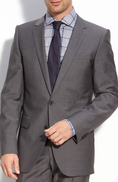 Hugo Boss Suits Grey