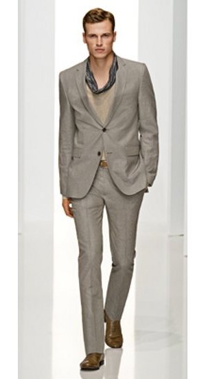 Hugo Boss Suits Grey