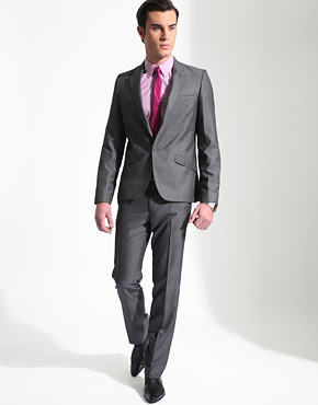 Hugo Boss Suits Grey