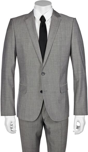 Hugo Boss Suits Grey