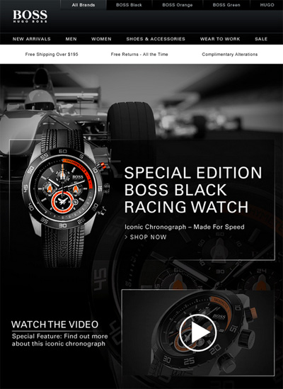 Hugo Boss Watches Black