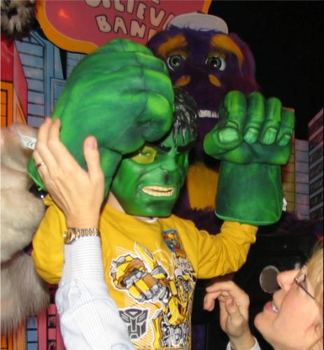 Hulk Smash Hands And Mask