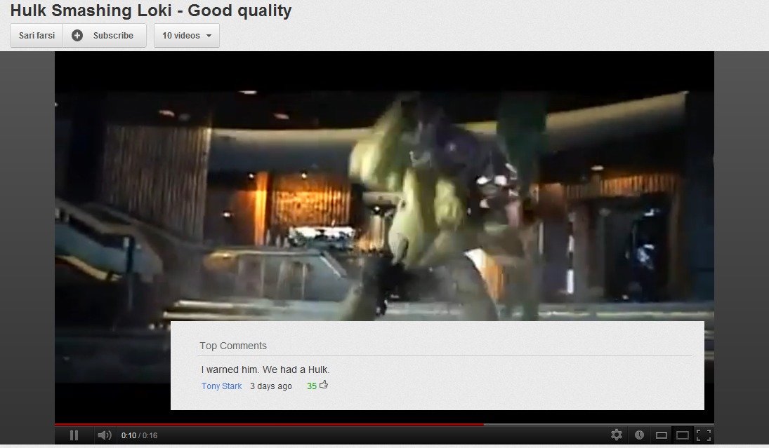 Hulk Smash Loki Youtube