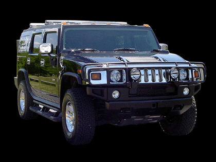 Hummer H2 Black Grille