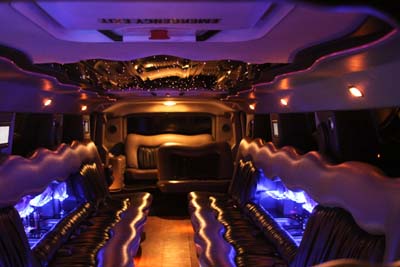 Hummer H2 Limo Interior