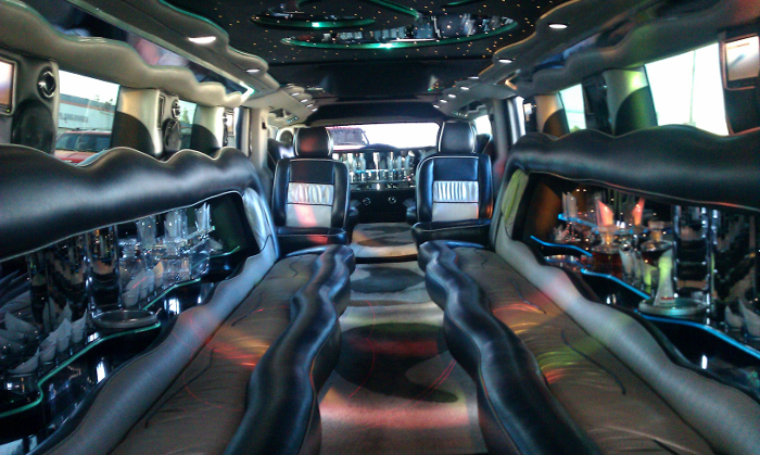 Hummer H2 Limousine Interior