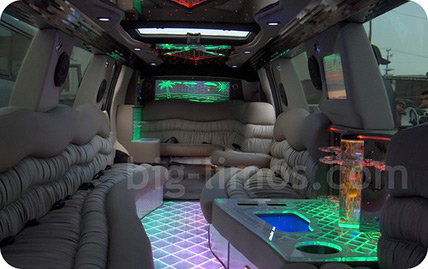 Hummer H2 Limousine Interior