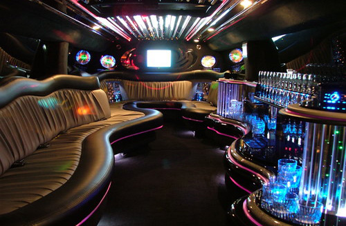 Hummer H2 Limousine Interior