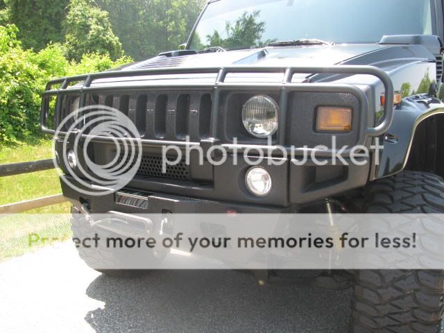 Hummer H3 Black Hood Vent