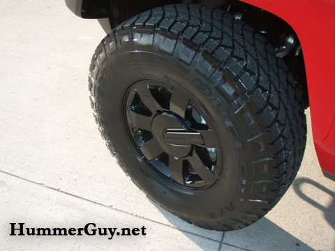 Hummer H3 Black Wheels