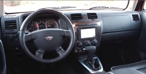 Hummer H3t Interior