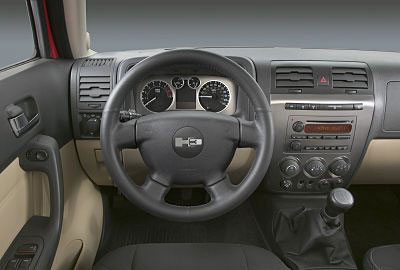 Hummer H3t Interior