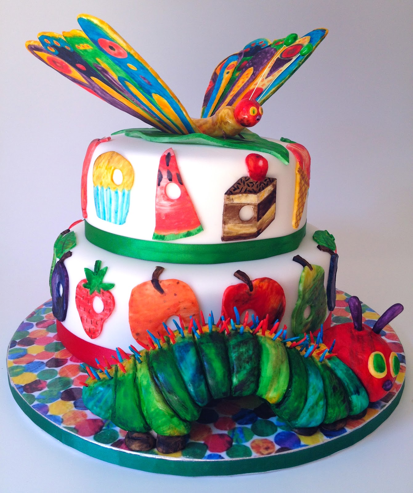 Hungry Caterpillar Cake