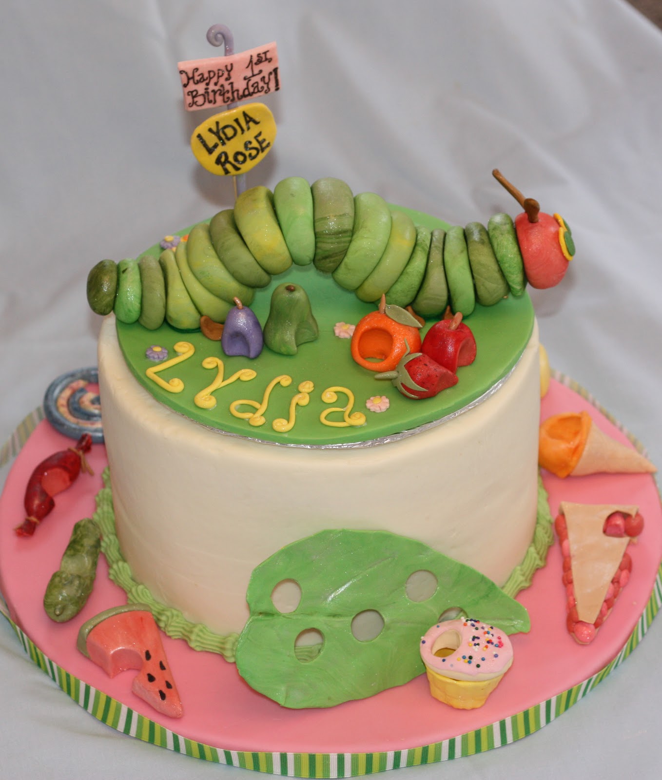 Hungry Caterpillar Cake