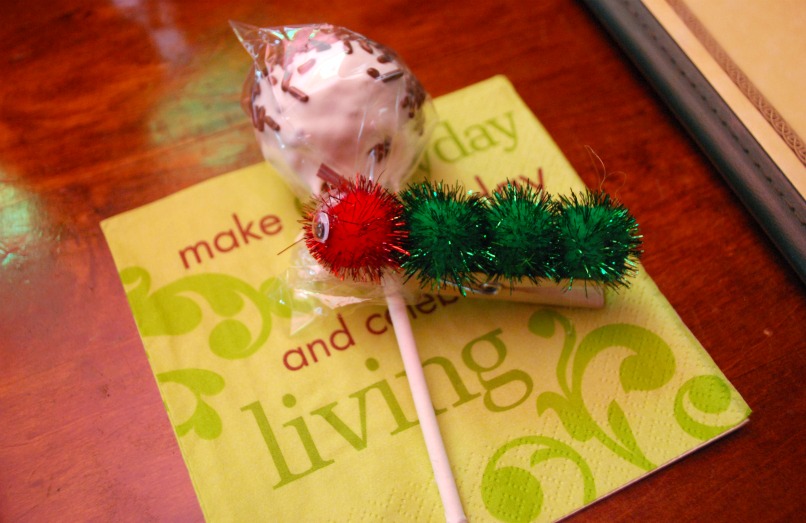 Hungry Caterpillar Cake Pops