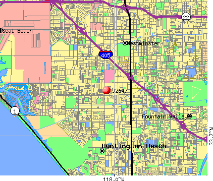 Huntington Beach Ca Map