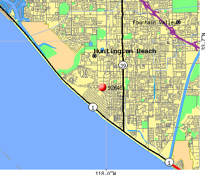 Huntington Beach Ca Map