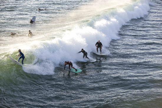 Huntington Beach California Surfers