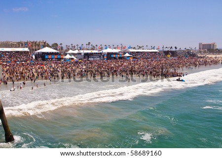 Huntington Beach California Surfers