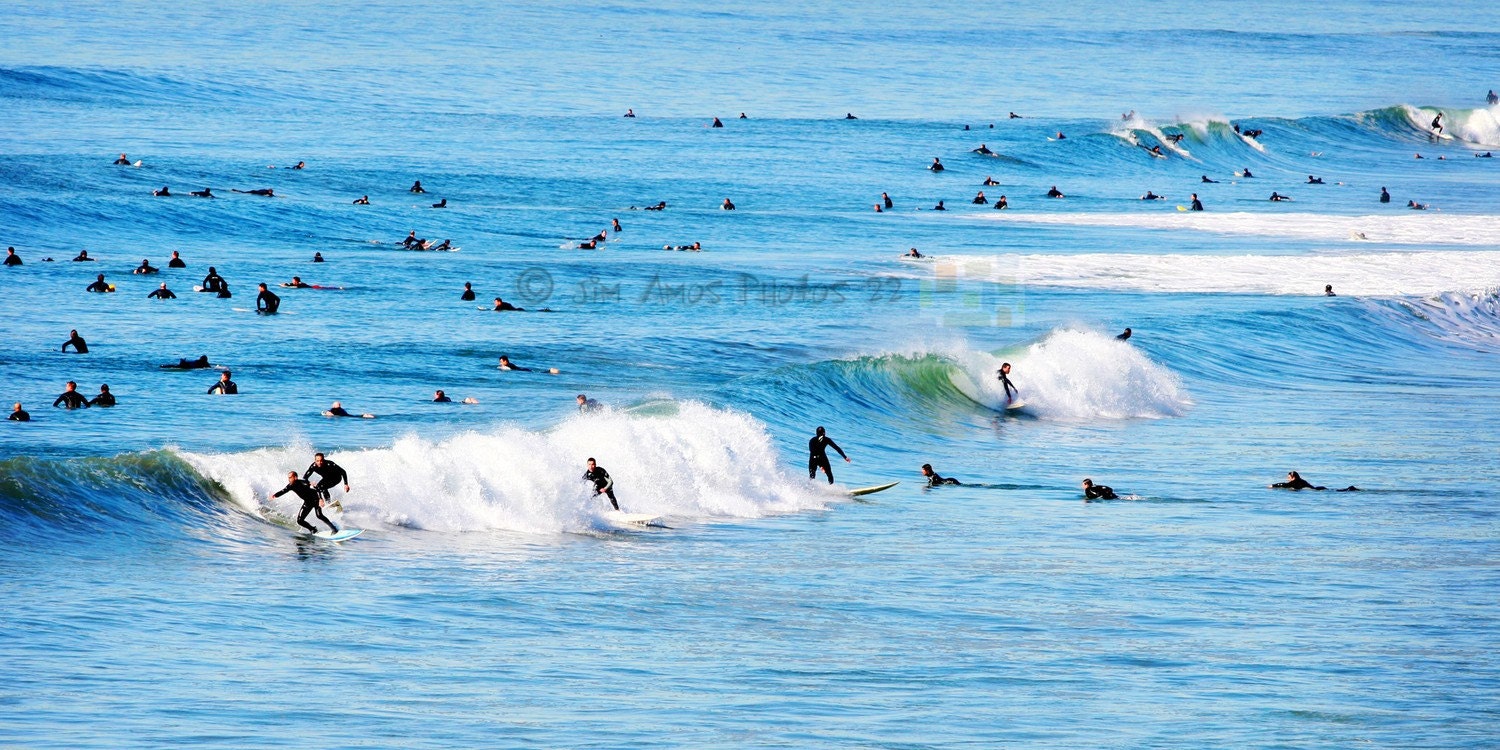 Huntington Beach California Surfers