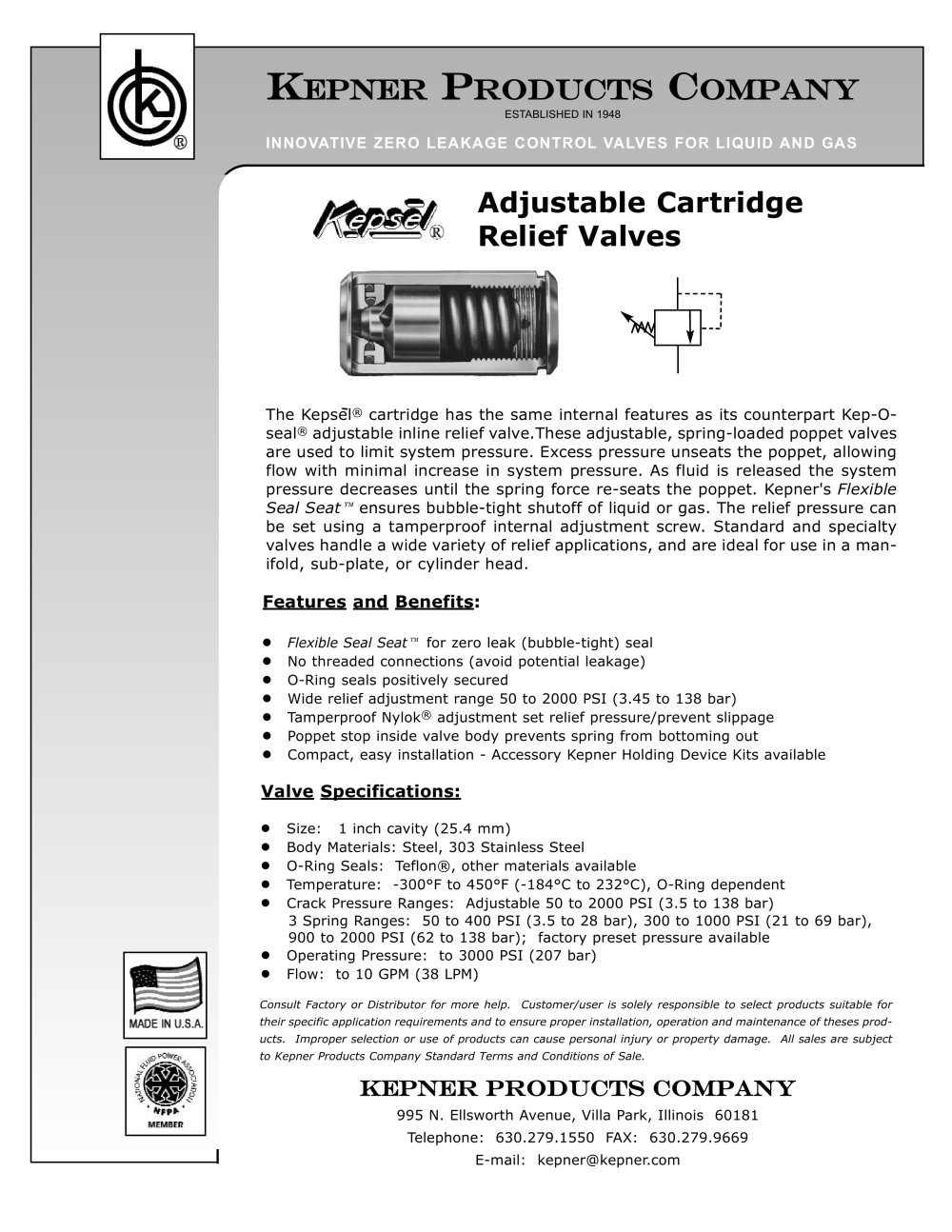 Hydraulic Pressure Relief Valve Pdf