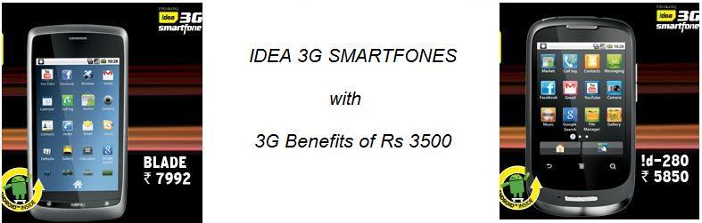 Idea 3g Mobile Price 3500