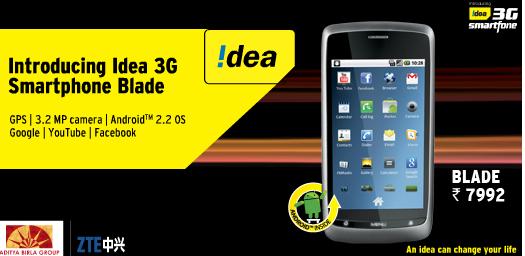 Idea Smartphone Blade Price